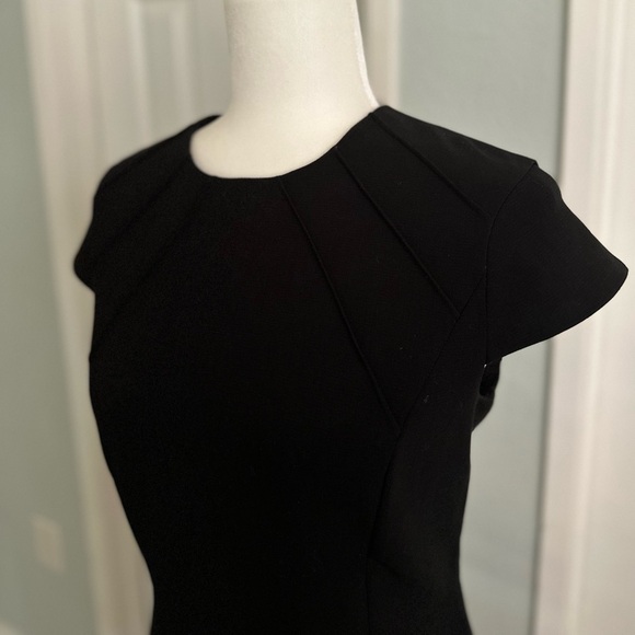 NWT H&M Black Pencil Cocktail Dress Size: 8 - Picture 3 of 7